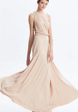 Champagne Maxi Convertible Infinity Dress