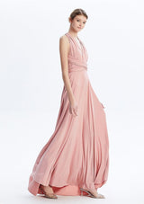Dusty Rose Maxi Convertible Infinity Dress