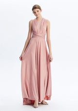 Dusty Rose Maxi Convertible Infinity Dress