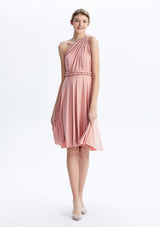 Dusty Rose Midi Convertible Infinity Dress
