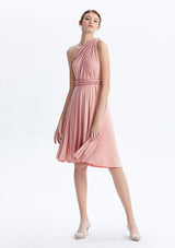 Dusty Rose Midi Convertible Infinity Dress
