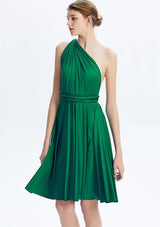 Emerald Green Midi Convertible Infinity Dress