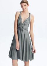 Grey Midi Convertible Infinity Dress
