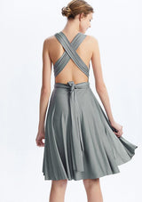 Grey Midi Convertible Infinity Dress