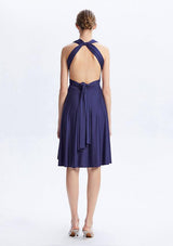 Midnight Blue Midi Convertible Infinity Dress