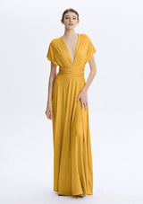 Mustard Yellow Maxi Convertible Infinity Dress