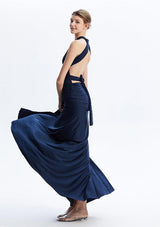 Navy Blue Maxi Convertible Infinity Dress