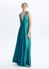 Teal Maxi Convertible Infinity Dress