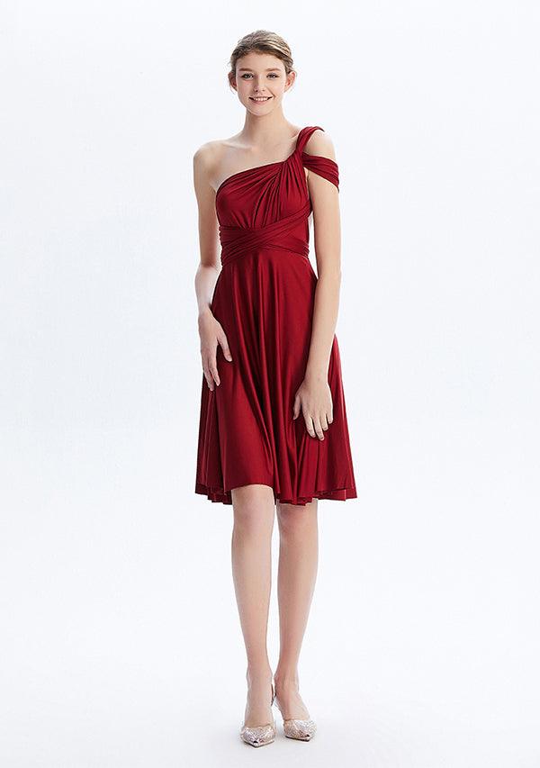 infinity dress maroon