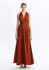Burnt Orange Maxi Convertible Infinity Dress