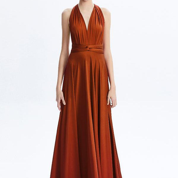 Burnt orange infinity outlet dress