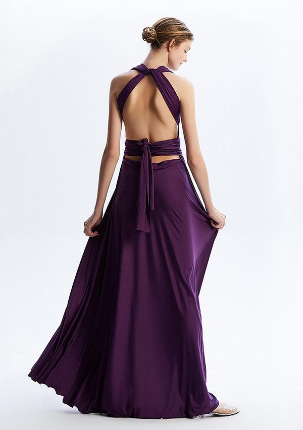 Always stunning convertible purple maxi dress best sale