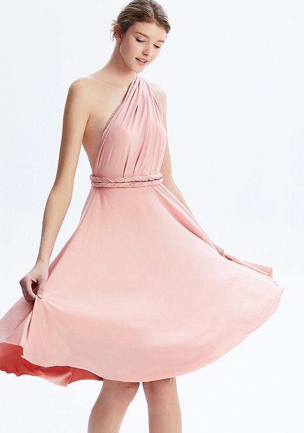 Dusty Rose Midi Convertible Infinity Dress