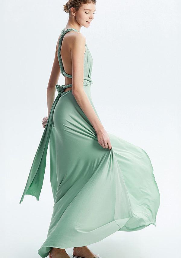 Sage Green Maxi Convertible Infinity Dress