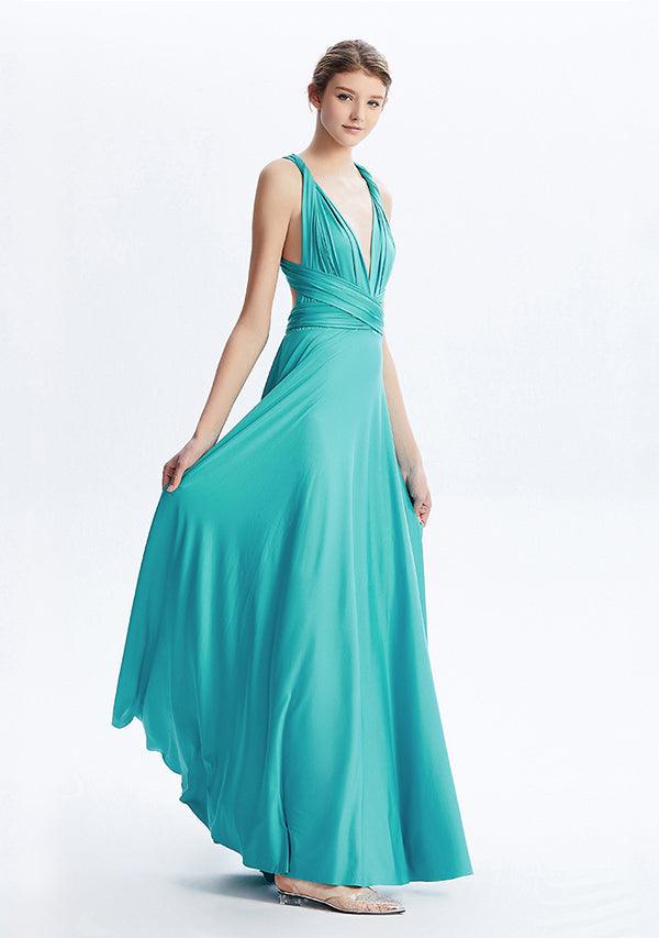 Turquoise Maxi Convertible Infinity Dress