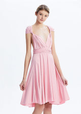 Blush Pink Midi Convertible Infinity Dress - INFIWING